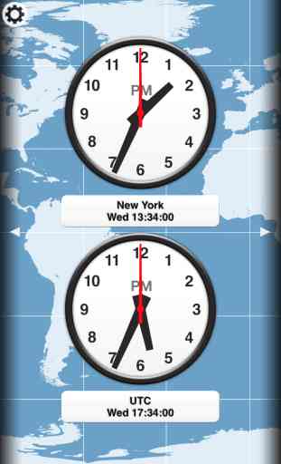 Horloge Mondiale, Alarme, Calculatrice de Fuseaux Horaires (News Clocks Lite) 1