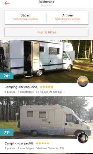 JeLoueMonCampingCar, location de camping-cars et vans aménagés entre particuliers 2