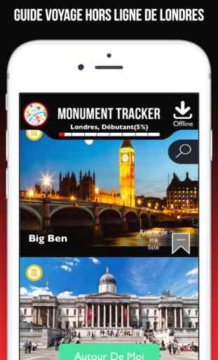 Londres Guide Voyage Monument - Carte Offline 1