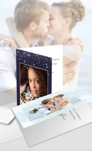 Créez des cartes de vœux et des cartes postales personnalisées, imprimez, commandez et envoyez facilement une carte postale avec myvukee Postcard™ 3