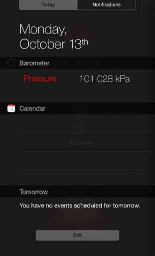 Baromètre+widget pour iPhone 6 et iPhone 6 plus 3