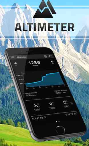 GPS Altimètre - altitude & boussole 1