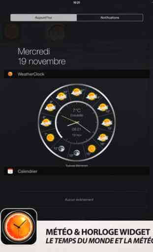 Météo & Horloge widget gratuit 4