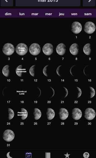 Calendrier Lunaire (Moon Calendar) 2