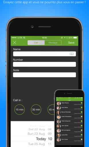 Contacts Call and Message Reminder Pro 3
