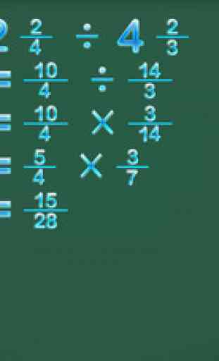 fraction calculatrice 3