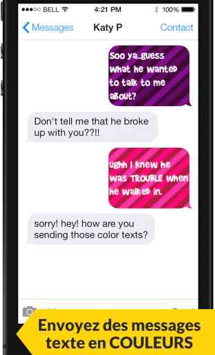 Messages texte en couleurs - Color Text Messages 1