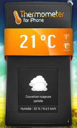 Thermomètre pour iPhone & iPod Touch - Obtenez Température et météo! 3