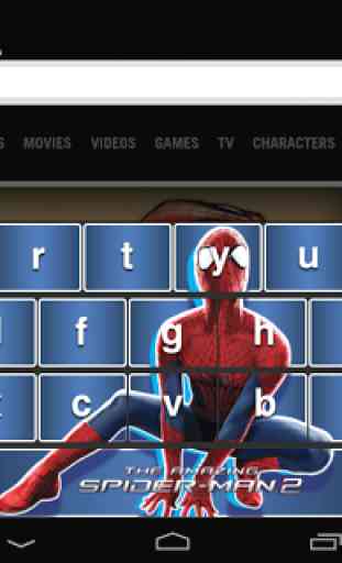Amazing Spider-Man 2 Keyboard 3
