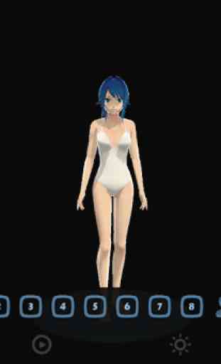 Anime Girl Pose 3D 1