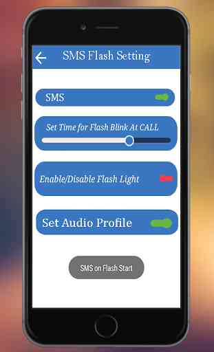 Automatic Flash On Call & SMS 3