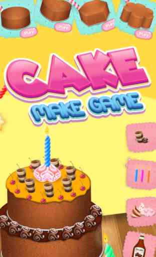Cake Maker Anniversaire Jeu Gratuit 1