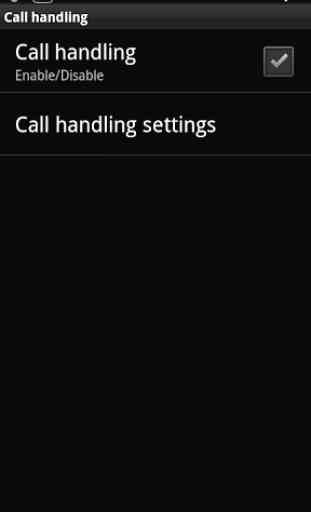 Call handling smart extension 4
