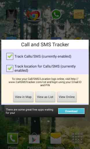 Call & Message Tracker -Remote 1