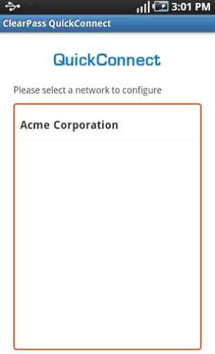 ClearPass QuickConnect 1