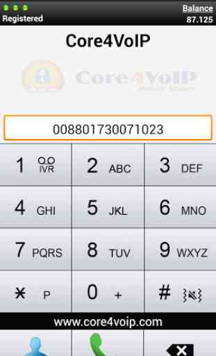 Core4VoIP Mobile Dialer 3