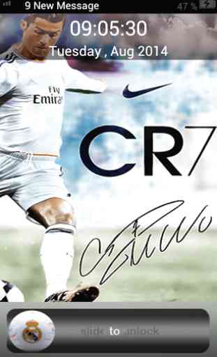 Cristiano Ronaldo Screen Lock 4