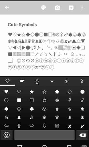 Cute Symbols - Emoji Keyboard♤ 1