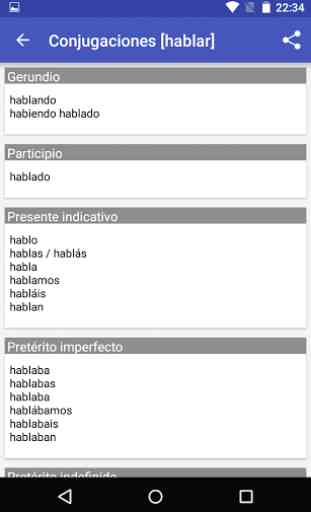 Dictionnaire espagnol 3