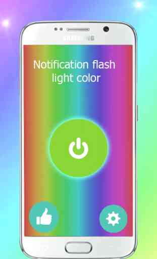 Flashlight coleur notification 1