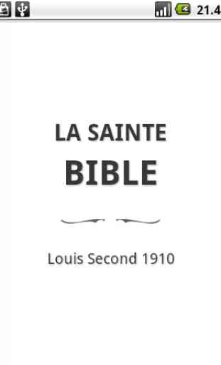 La Sainte Bible, Louis Segond 1