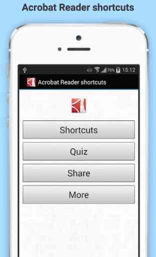 Libre Acrobat Reader raccourci 1