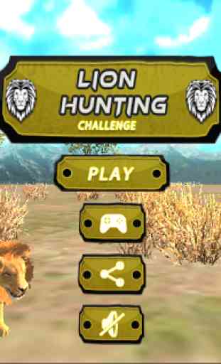 lion chasse 3d 1