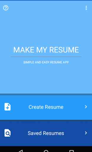 Make My Resume 1
