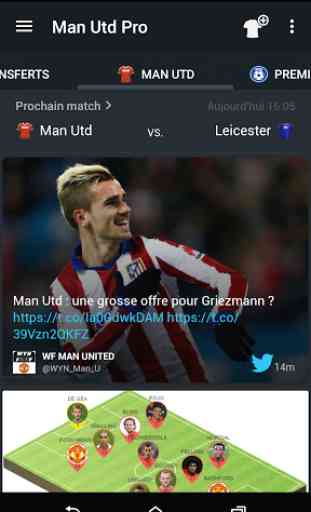 Man Utd App - Infos en direct 1