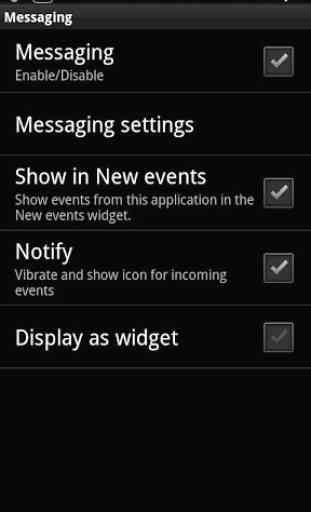 Messaging smart extension 3