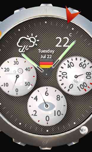 météo et horloge analogique 4