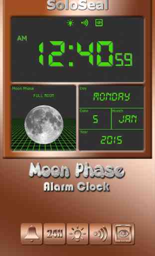 Moon Phase réveil 2