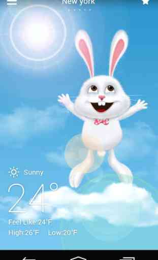 Mr Rabbit GO Weather Theme 3