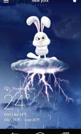 Mr Rabbit GO Weather Theme 4
