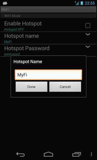 MyFi gratuite hotspot 3