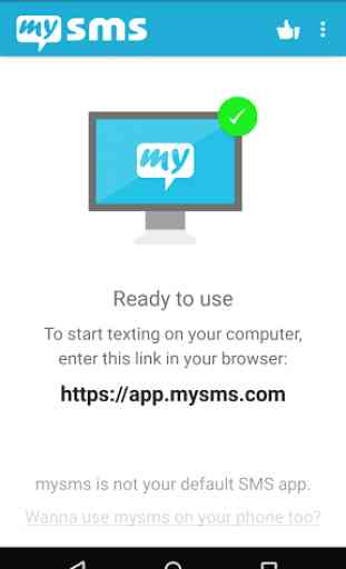 mysms - SMS de votre PC 1