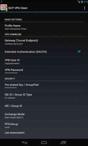 NCP VPN Client 4