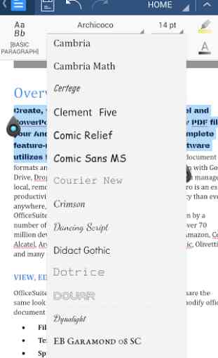OfficeSuite Font Pack 3