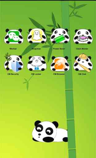Panda CM Launcher Theme 4