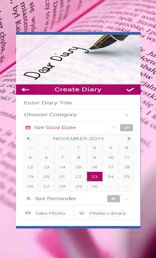 Personal Diary with password 2