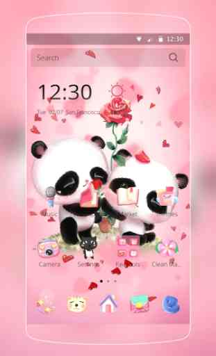 Rose Amour de panda 1