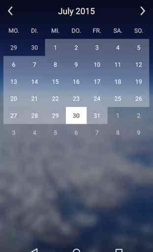 Simple Calendar Widget 2