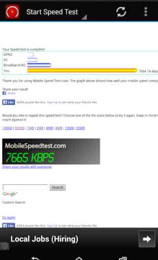T-Mobile Speed Test 2