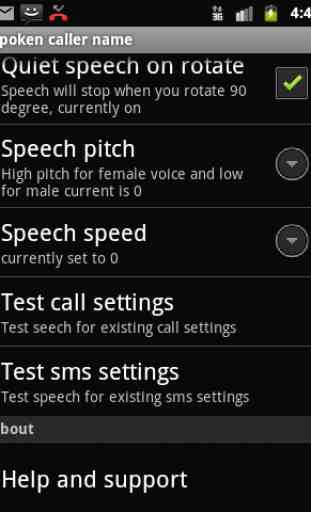 Talking SMS and Caller ID Free 4