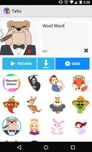 Talkz for Messenger - Stickers 1