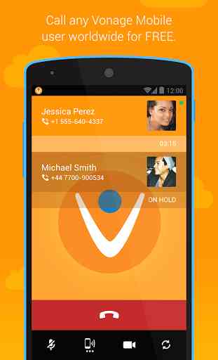 Vonage Mobile® Call Video Text 3