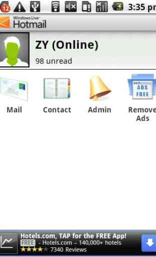 Windows Live Hotmail PUSH mail 2