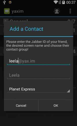 yaxim - XMPP/Jabber client 4