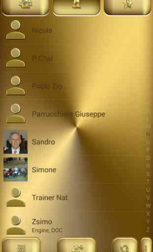 Dialer Solid Gold Theme 4