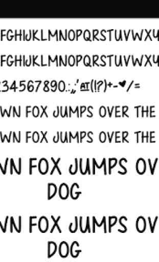 Fonts for FlipFont 50 Written 3